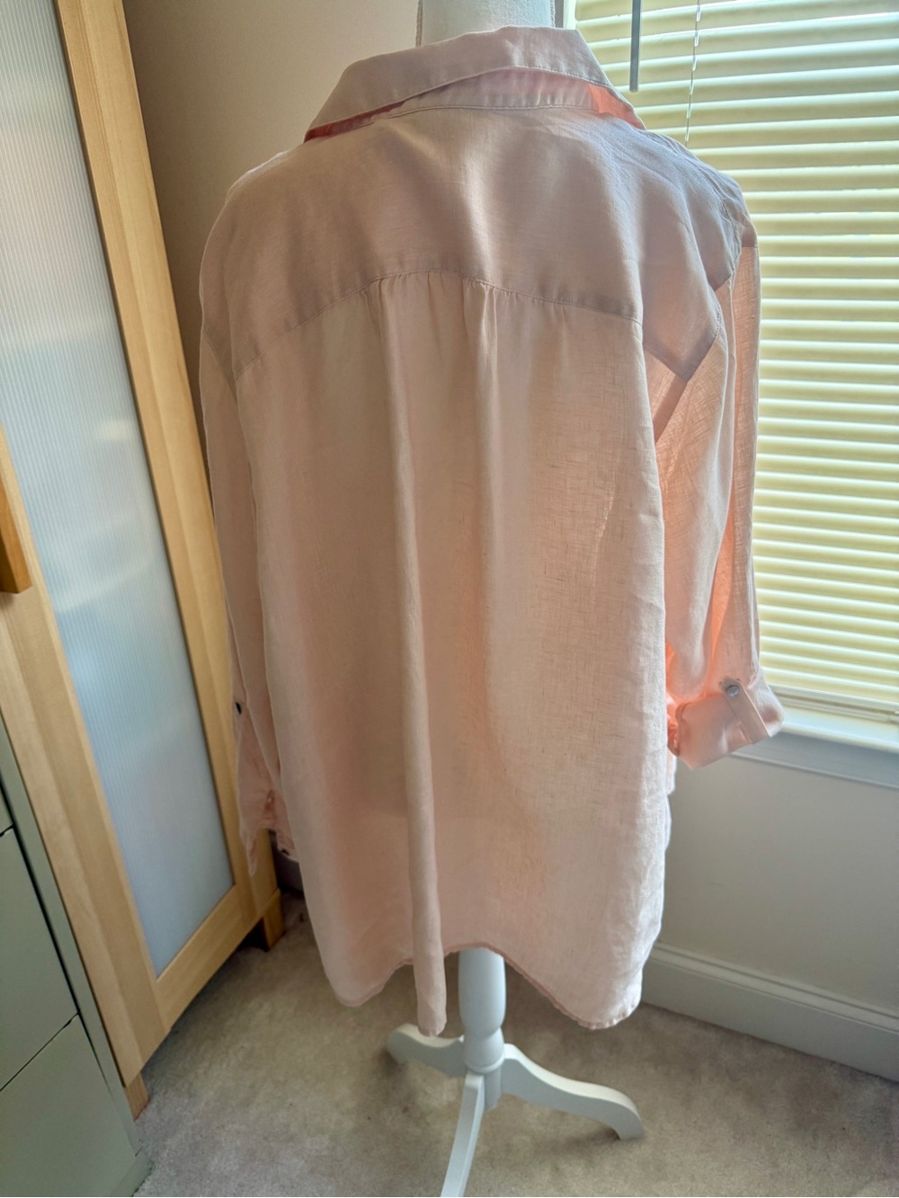 J. Jill Love Linen Beautiful 3X Linen Shirt - Picture 6 of 10
